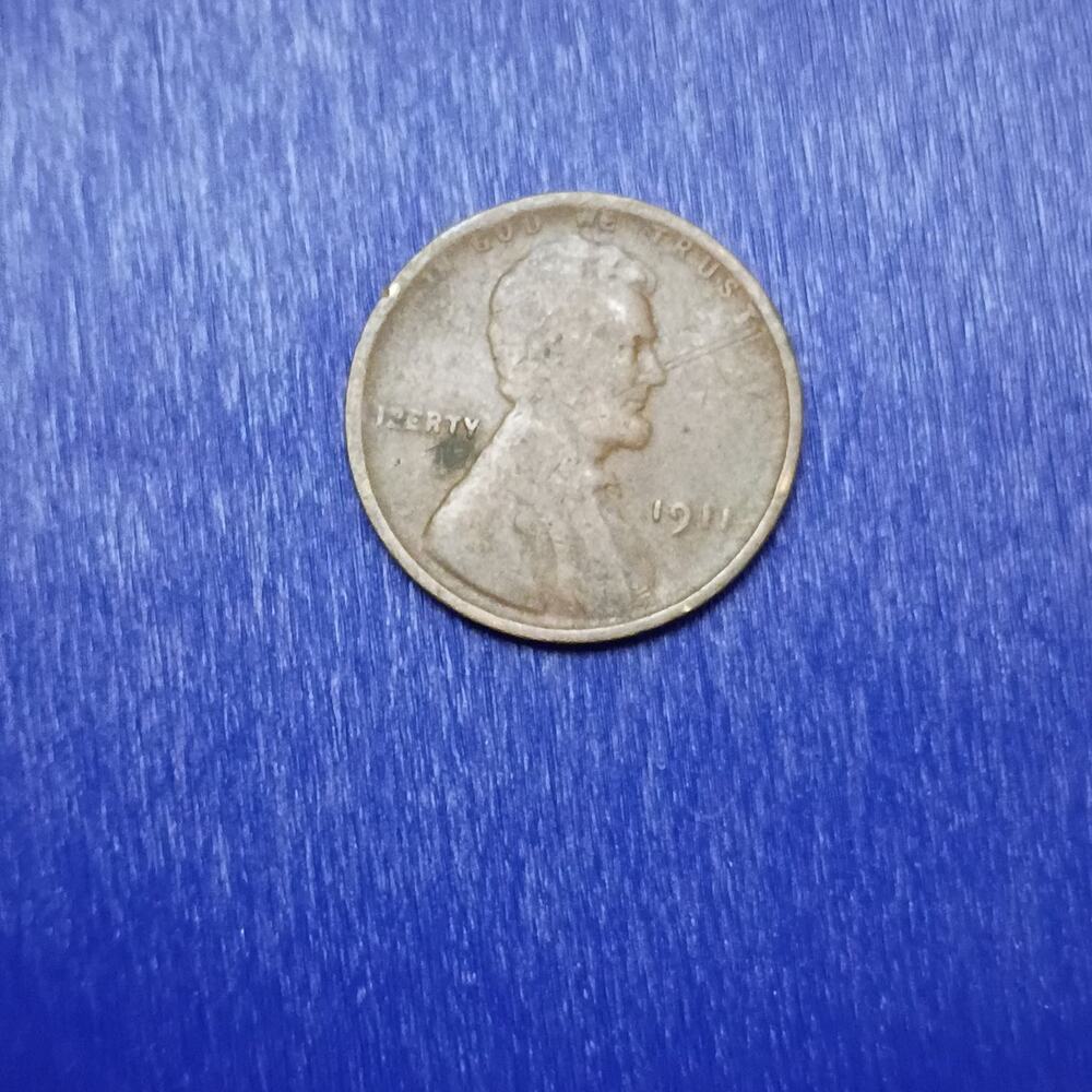 1911 LINCOLN WHEAT CENT IN GOOD TO FINE CONDITION BROWN